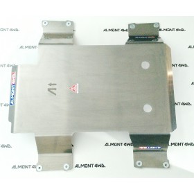 PROTECTOR CAJA Y TRANSFER DURALUMINIO 8mm ALMONT4WD JEEP WG 2002-2005