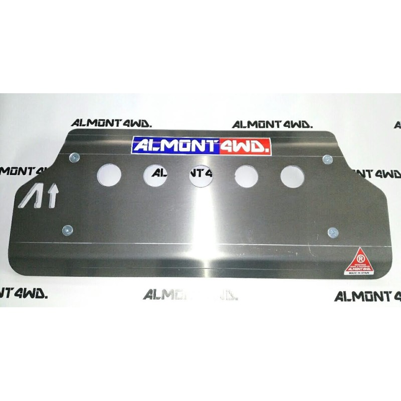 PDLR190A8-06 PROTECTOR FRONTAL DURALUMINIO 8mm ALMONT4WD LAND ROVER DEFENDER 147 TD5 ALMONT4WD - 1
