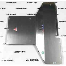 PROTECTOR CAJA Y TRANSFER DURALUMINIO 8mm ALMONT4WD LAND ROVER DISCOVERY III