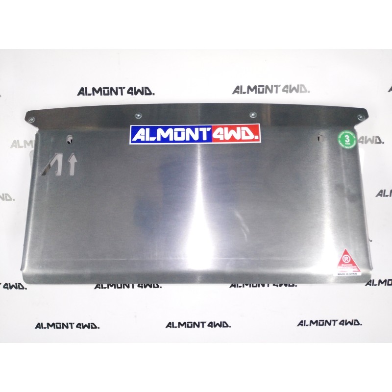 PDN22A8 PROTECTOR FRONTAL DURALUMINIO 8mm ALMONT4WD NISSAN NAVARA D22 ALMONT4WD - 1