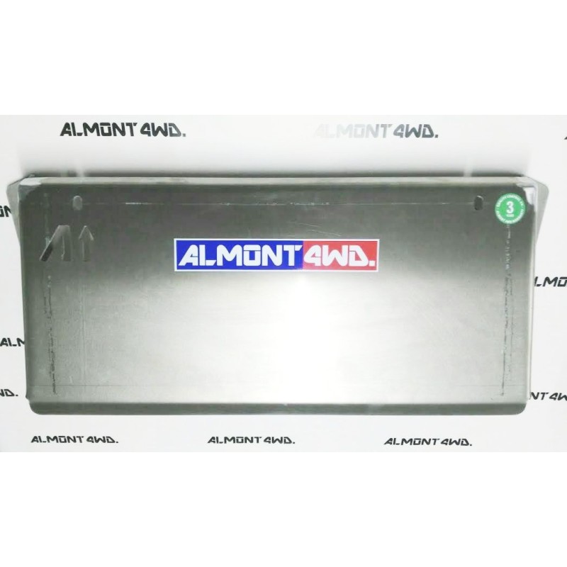 PDN4051A6 PROTECTOR FRONTAL DURALUMINIO 6mm ALMONT4WD NISSAN NAVARA D40 ALMONT4WD - 1