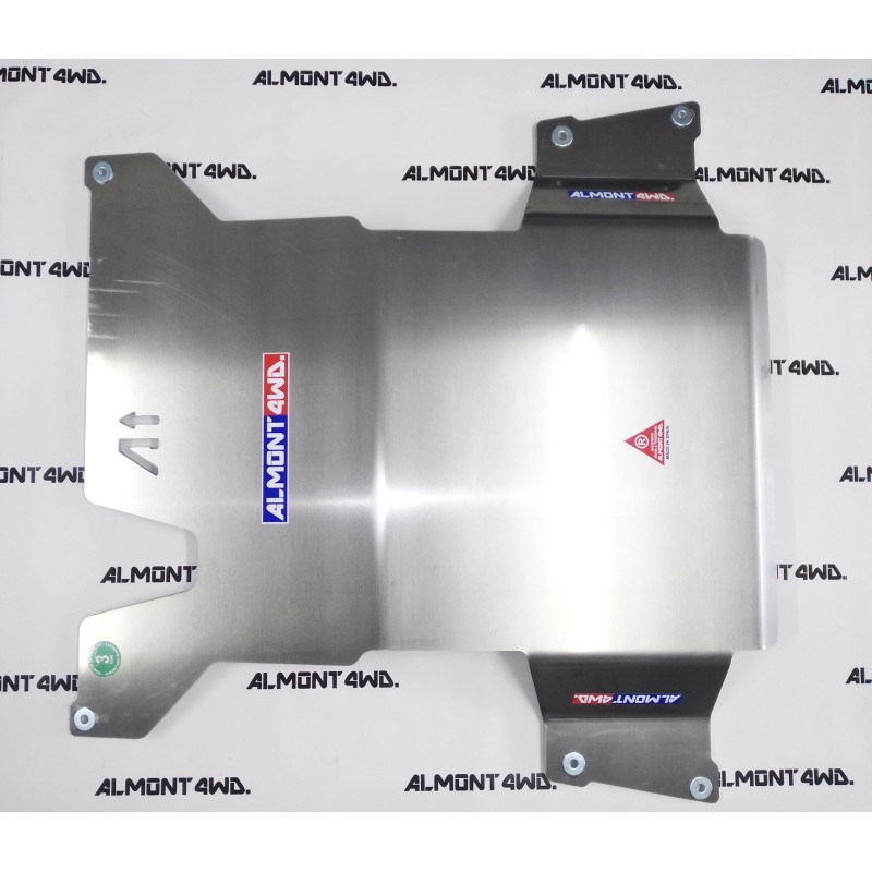 PDT08B8 PROTECTOR CAJA Y TRANSFER DURALUMINIO 8mm ALMONT4WD TOYOTA LAND CRUISER 80 ALMONT4WD - 1