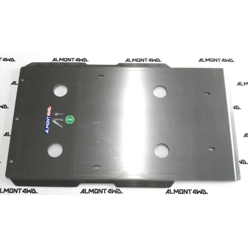 PDT09BL6 PROTECTOR CAJA Y CAMBIO (90 LARGO) DURALUMINIO 6mm ALMONT4WD TOYOTA LAND CRUISER 90 ALMONT4WD - 1